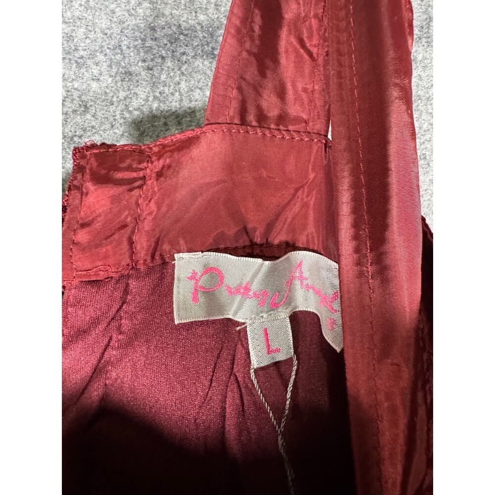 Pretty Angel Red Midi Dress with Button Front - Picture 2 of 8